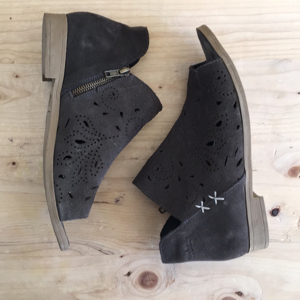 Coolway Nelia Peep Toe Booties